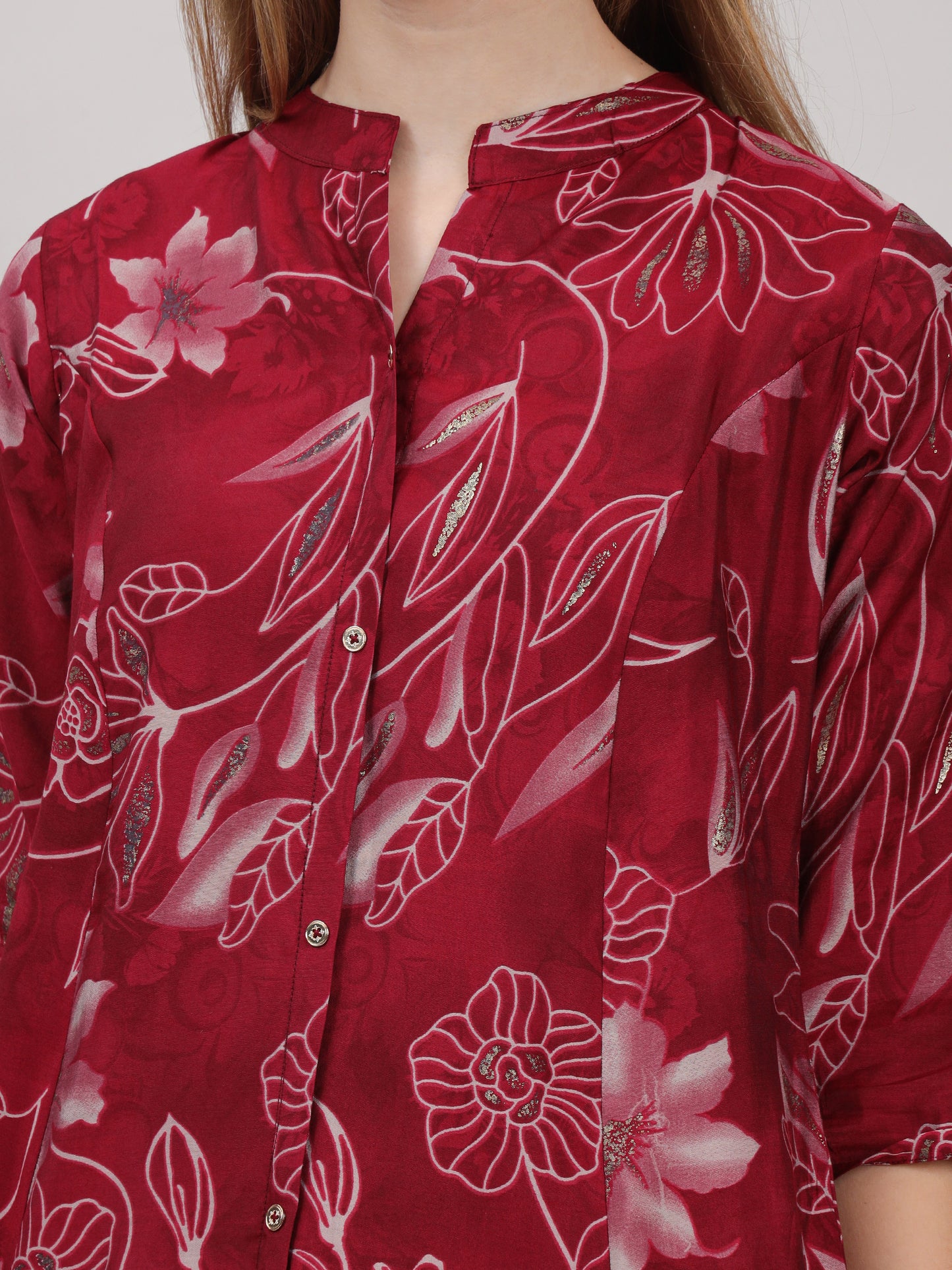 Digital Printed Floral Tunic for Everyday Wear