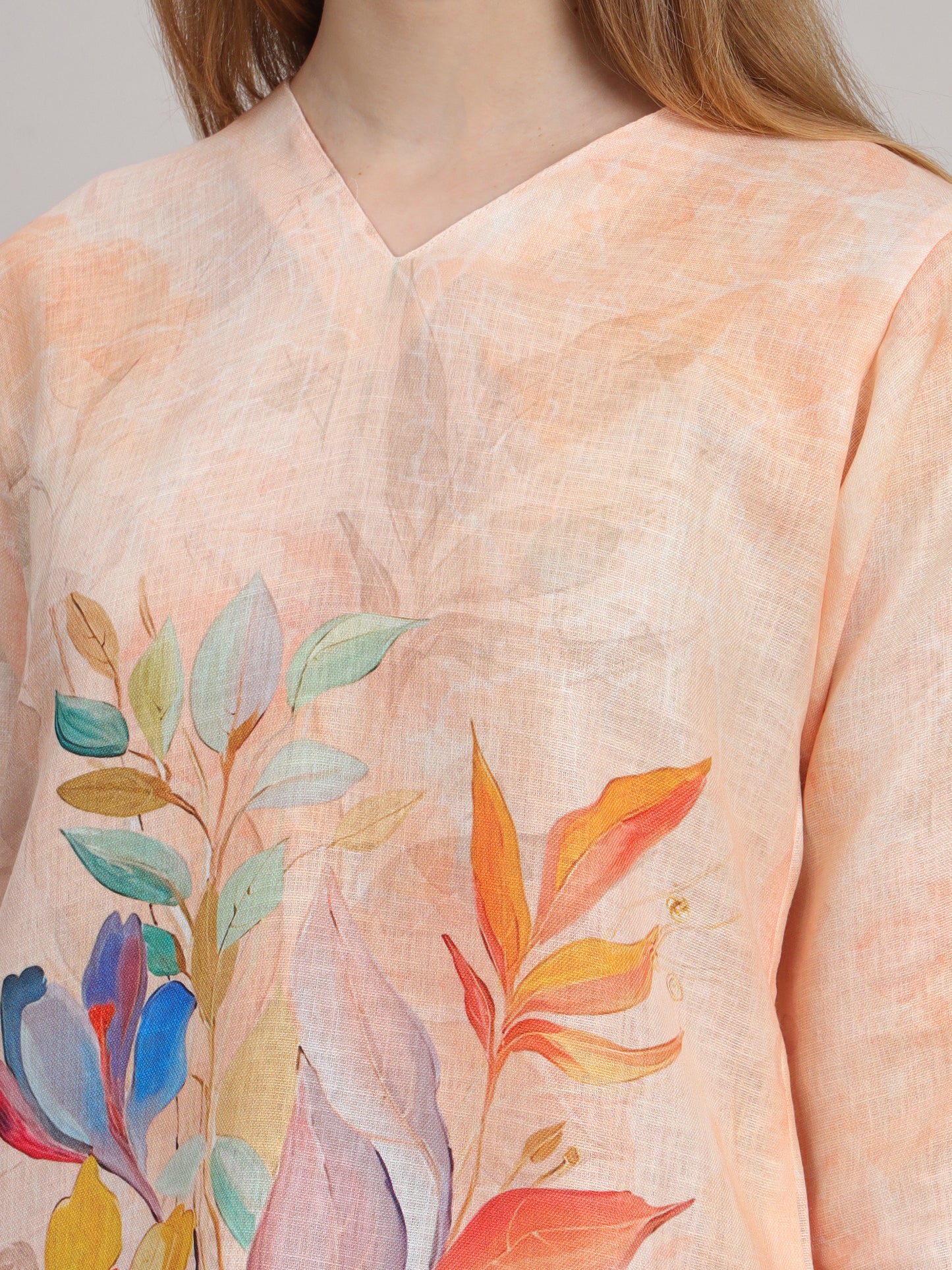Digital Printed Floral Tunic for Everyday Wear