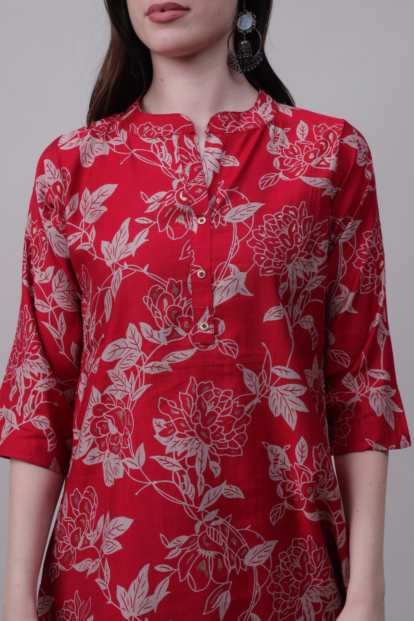 Digital Printed Floral Tunic for Everyday Wear
