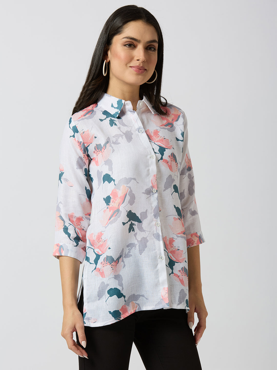 Digital Printed Floral Tunic for Everyday Wear