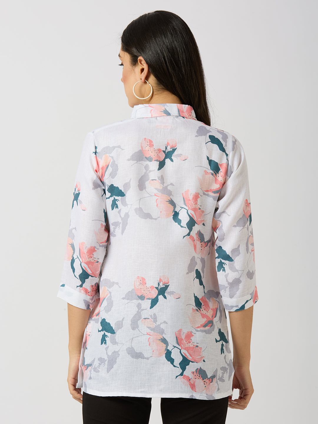 Digital Printed Floral Tunic for Everyday Wear