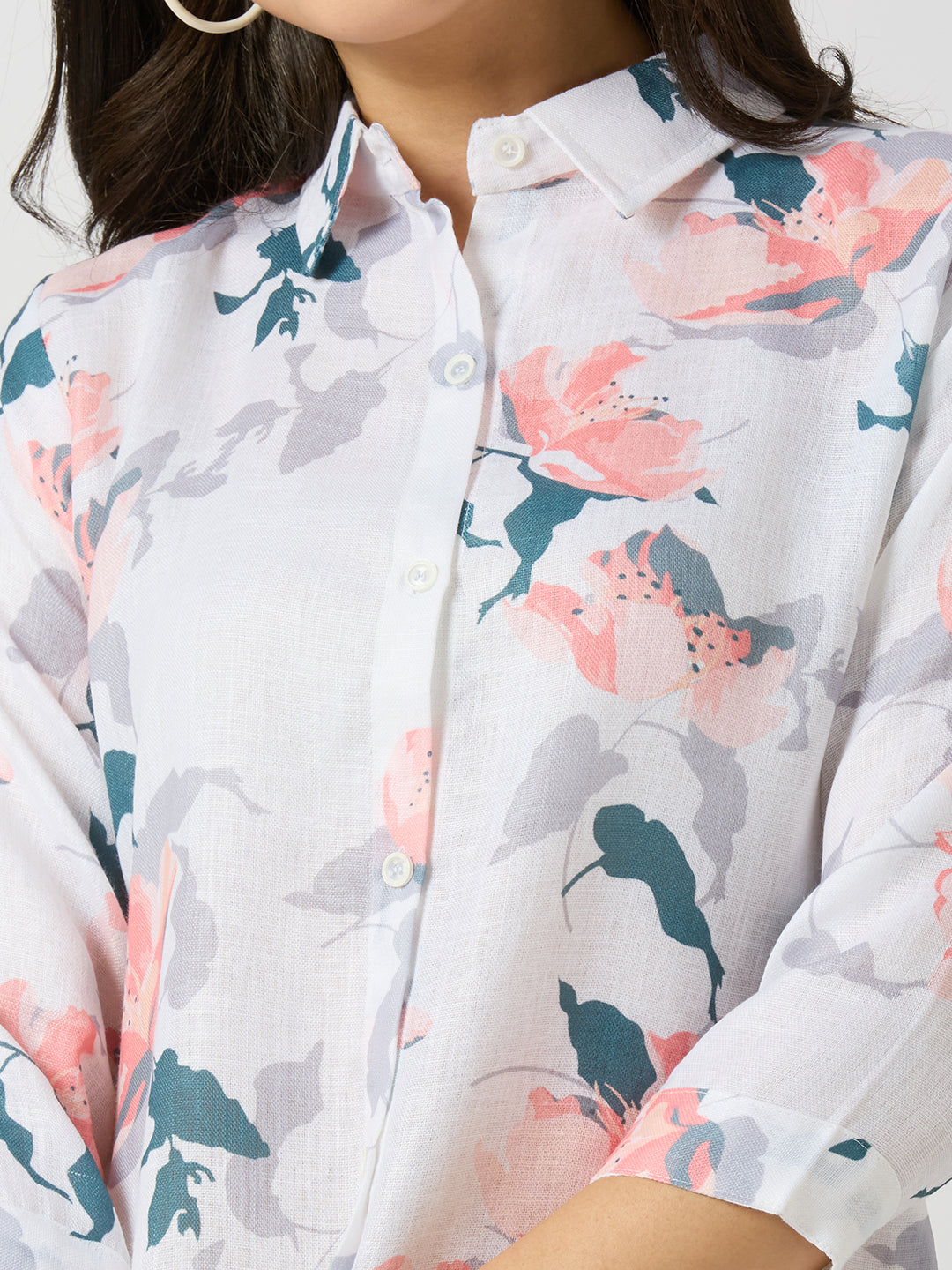 Digital Printed Floral Tunic for Everyday Wear