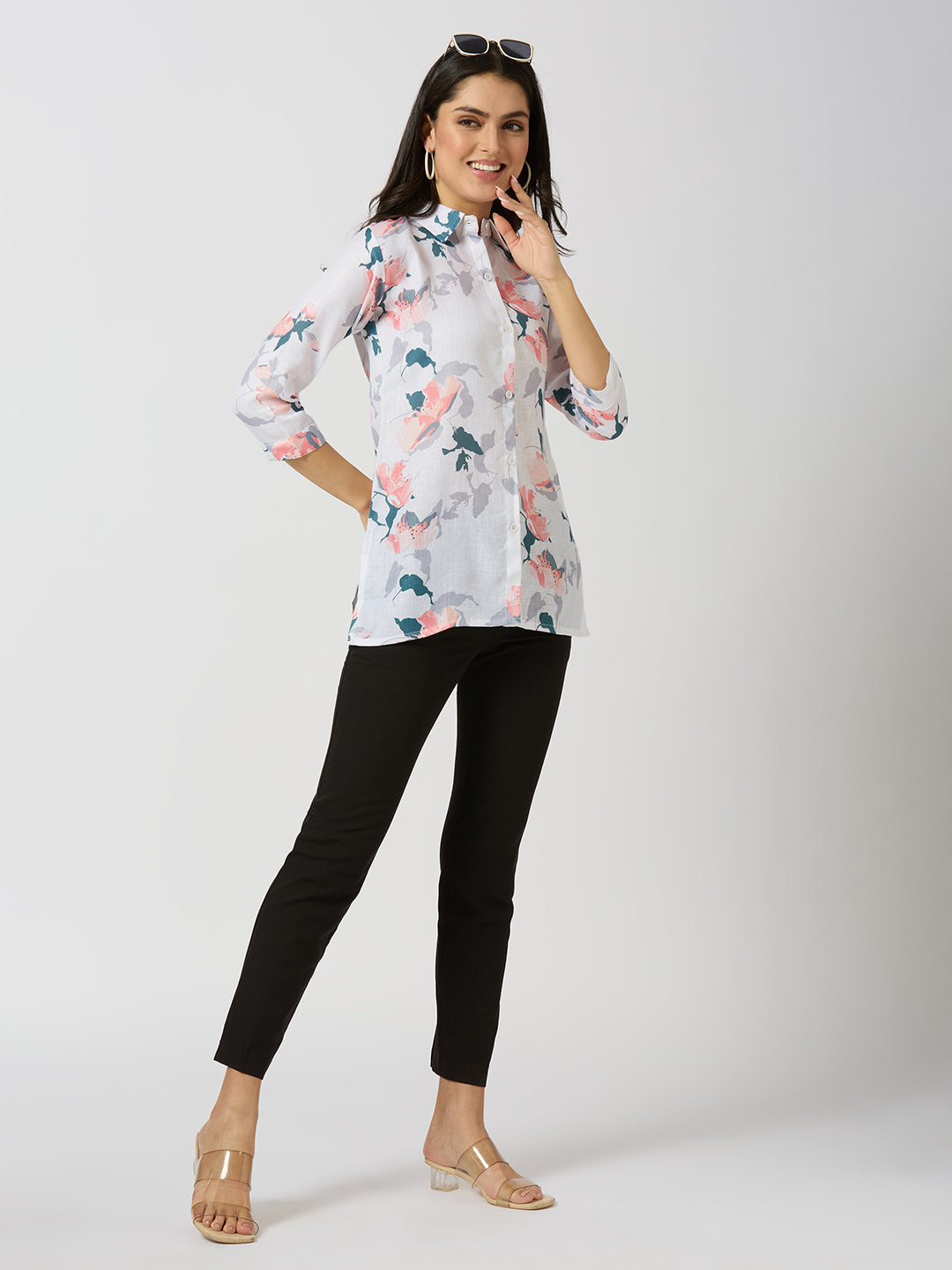 Digital Printed Floral Tunic for Everyday Wear