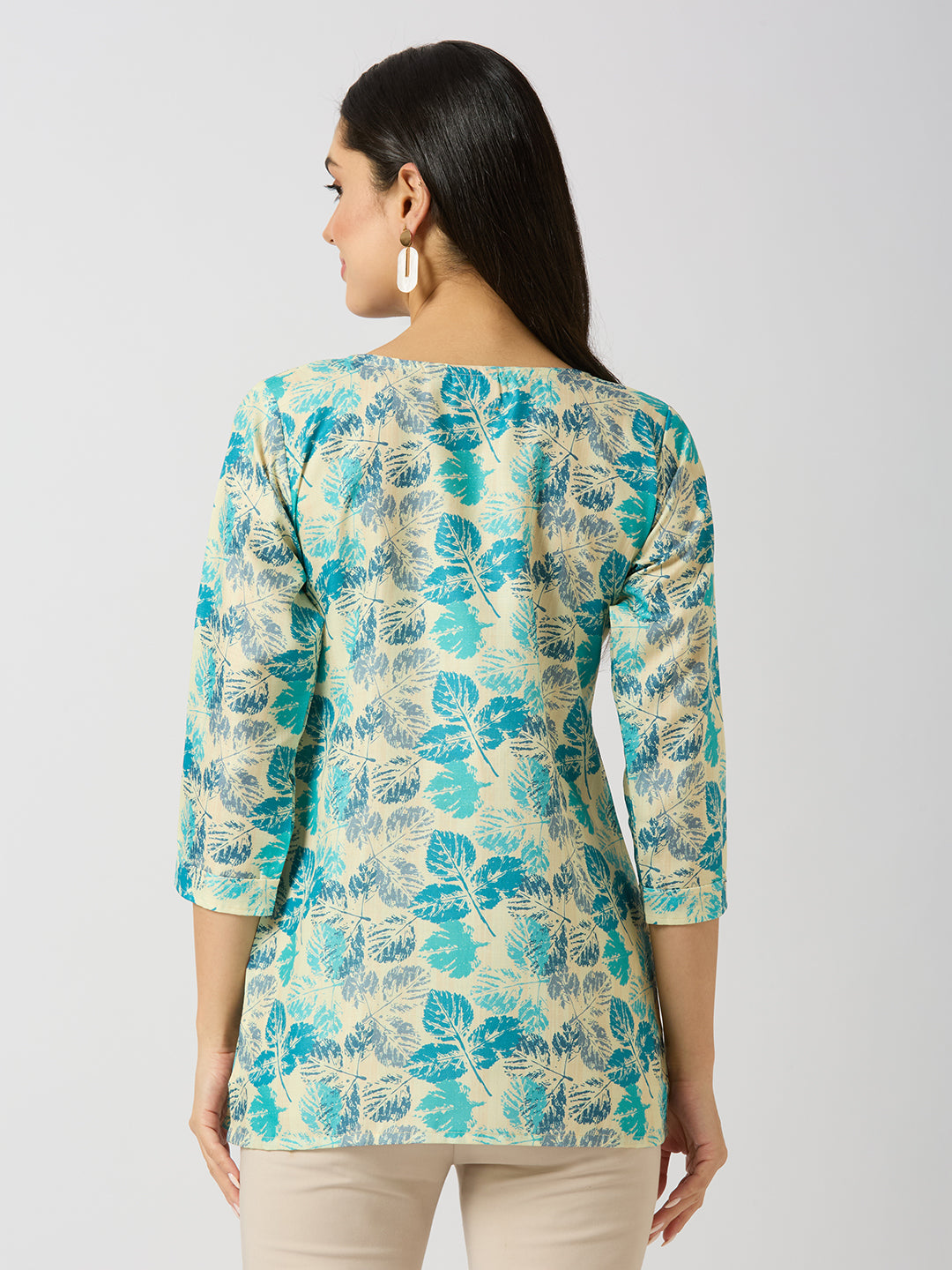 Digital Printed Floral Tunic for Everyday Wear