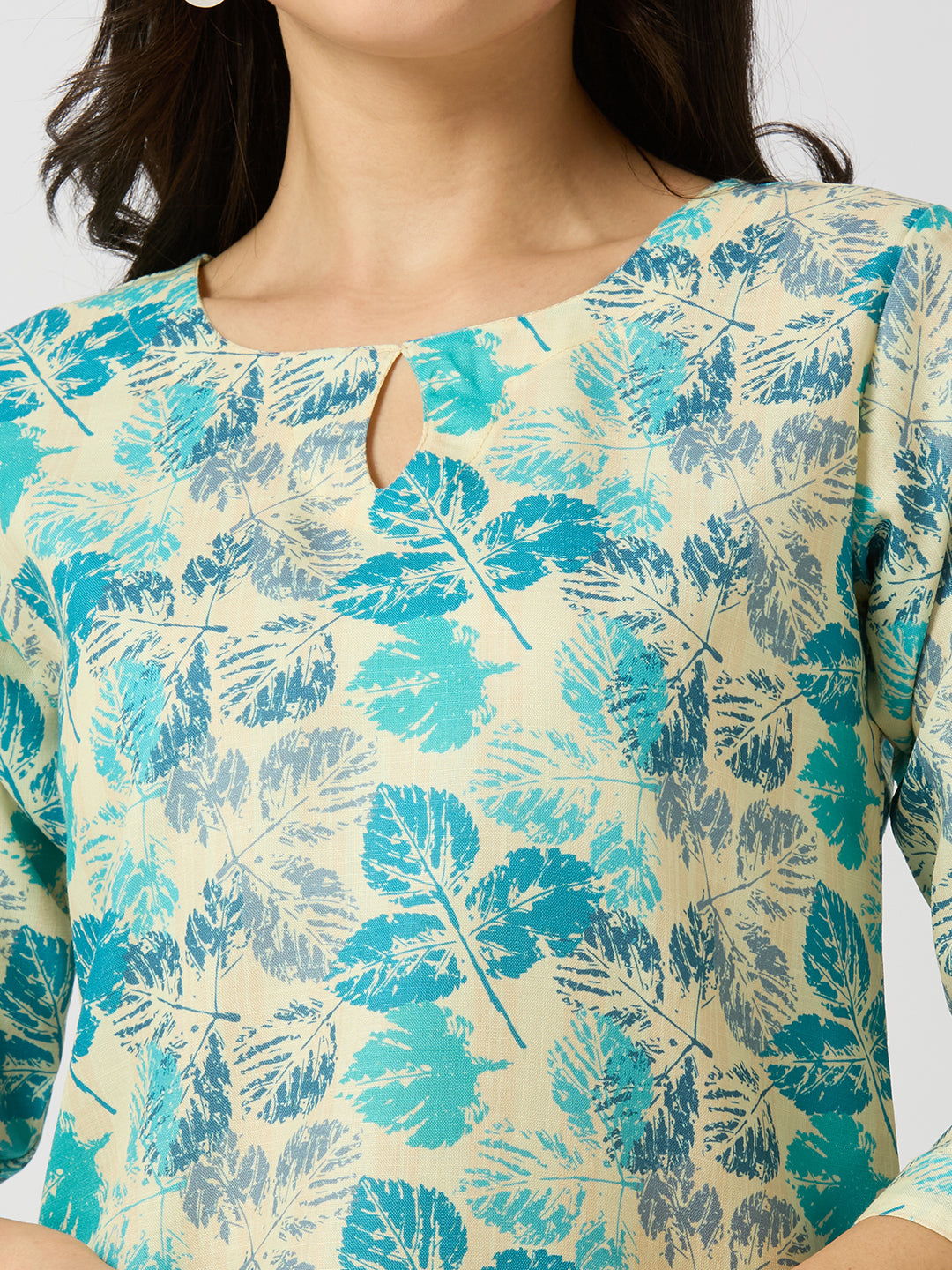 Digital Printed Floral Tunic for Everyday Wear