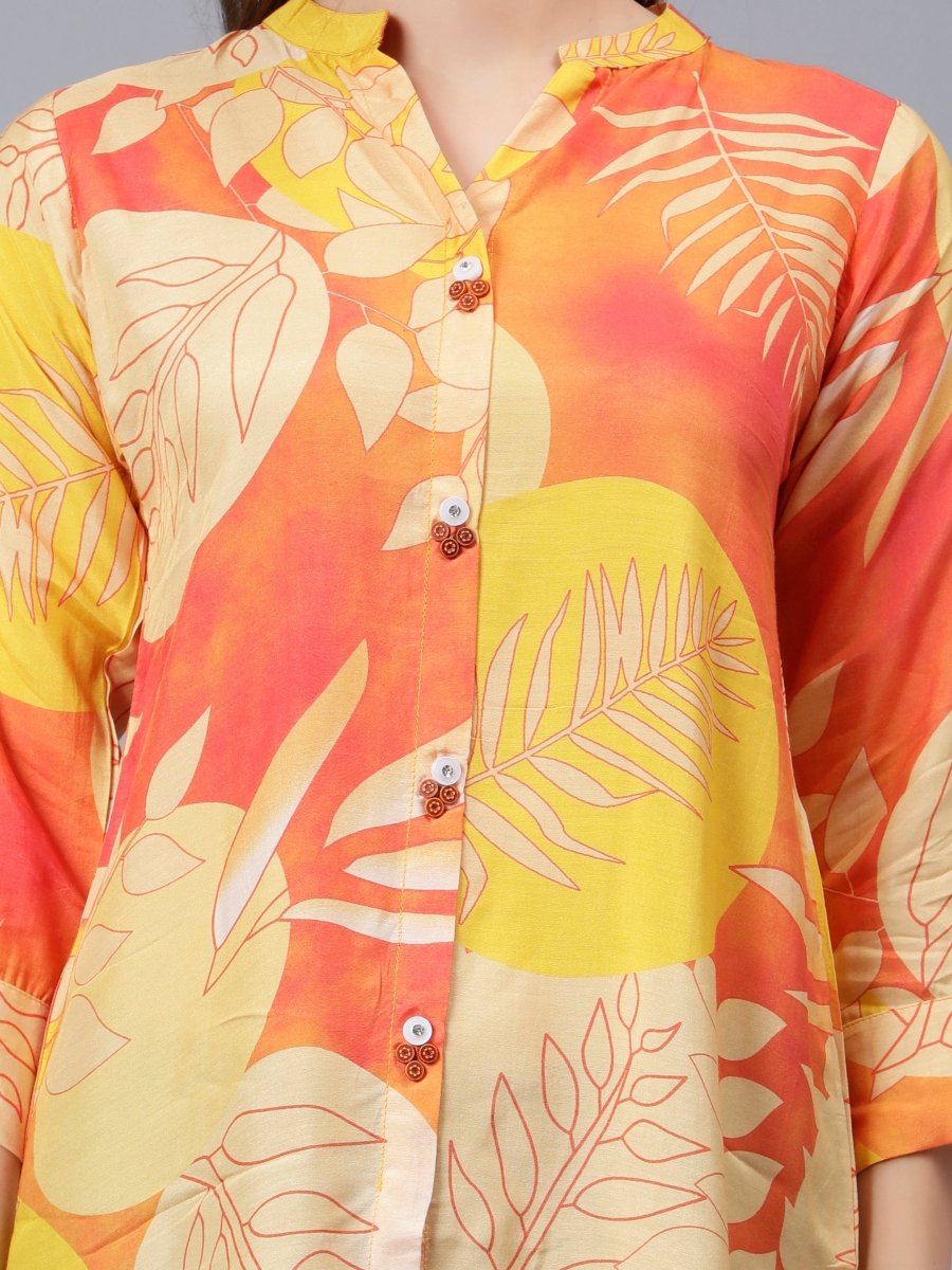 Digital Printed Floral Tunic for Everyday Wear - Stunics
