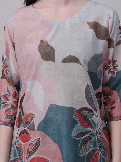 Digital Printed Floral Tunic for Everyday Wear