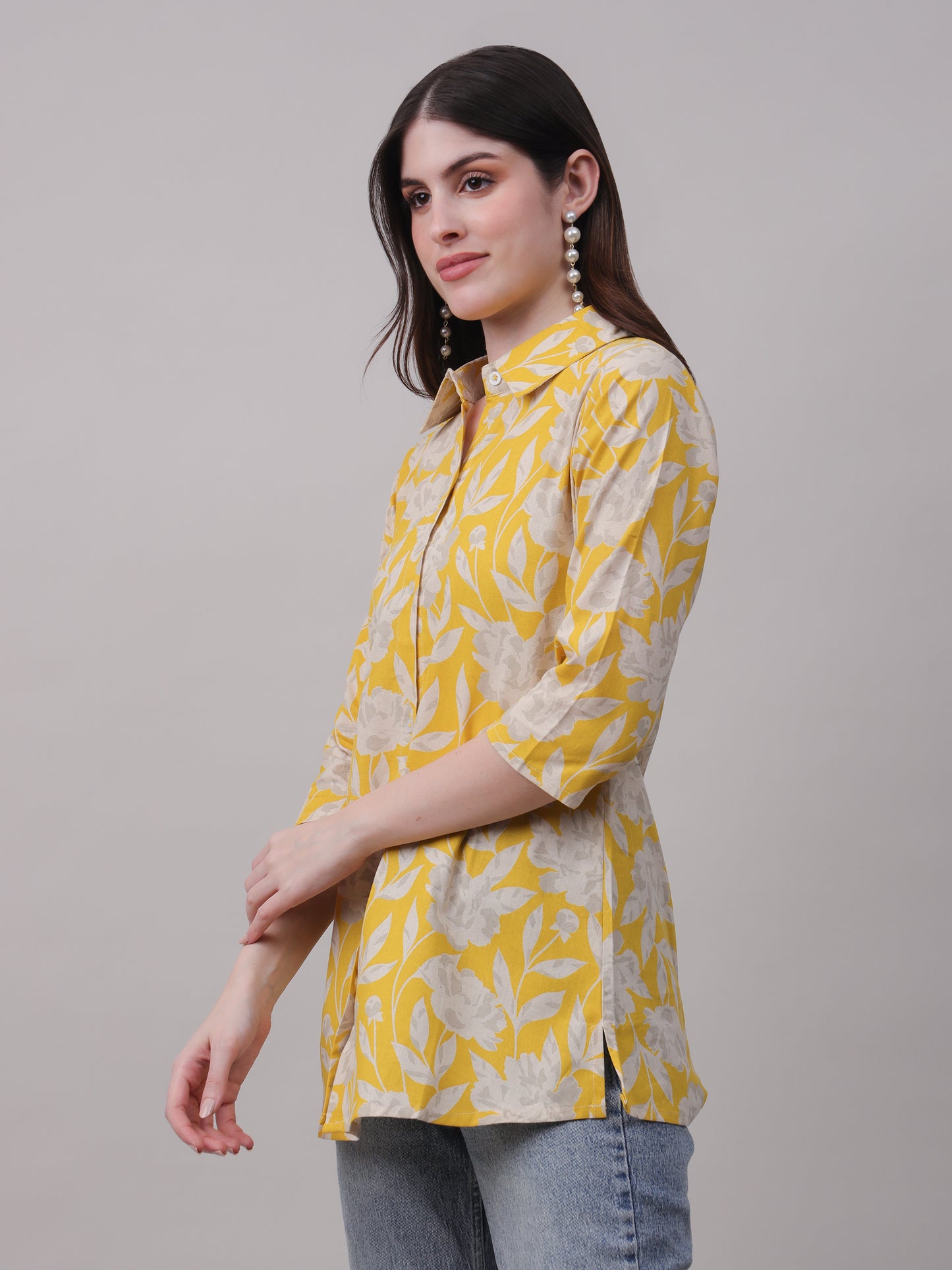 Digital Printed Floral Tunic for Everyday Wear