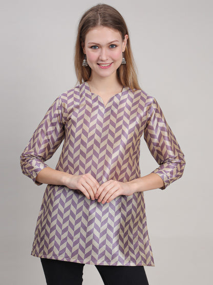 Geometric Printed Comfort Tunic