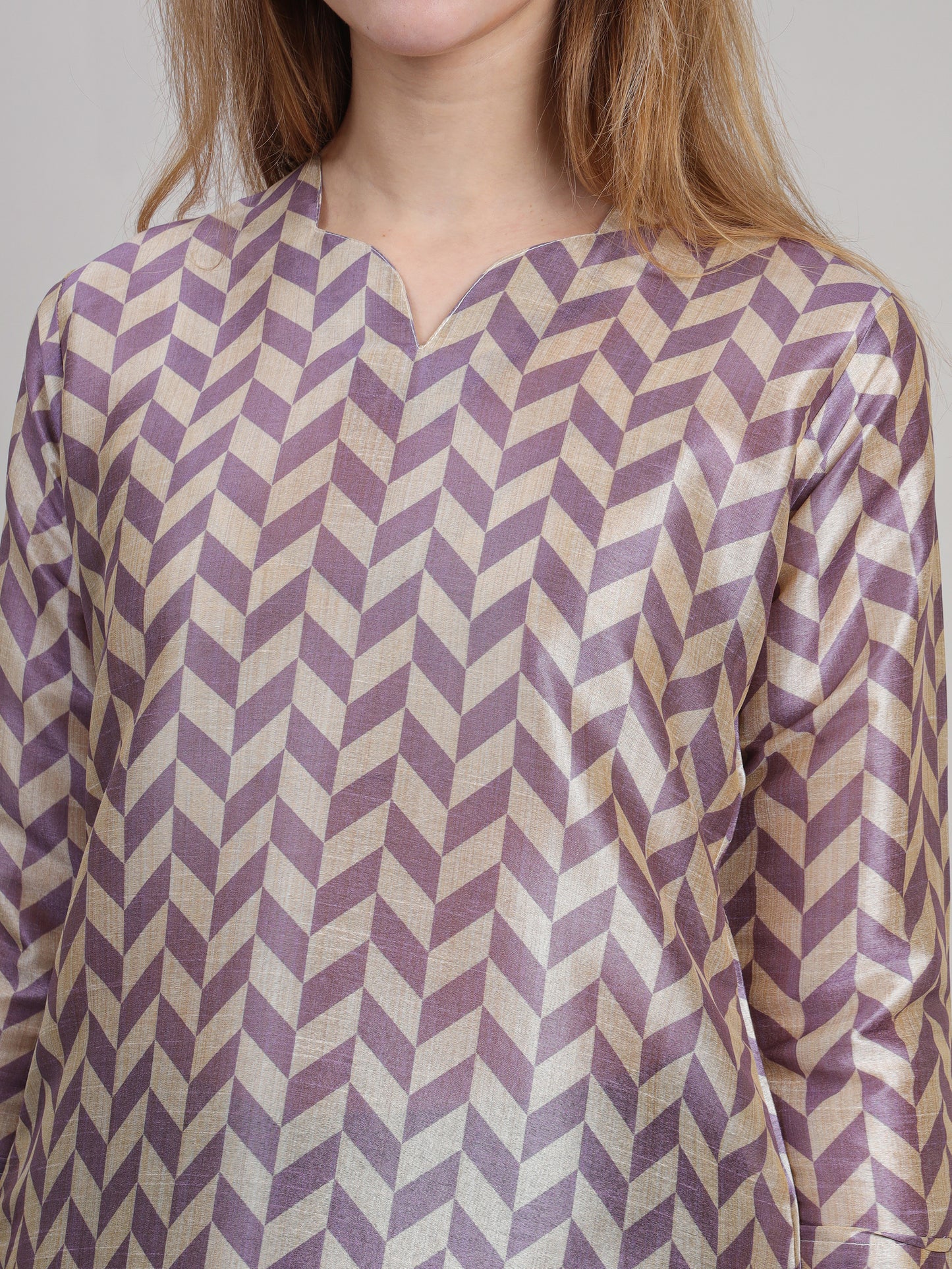 Geometric Printed Comfort Tunic