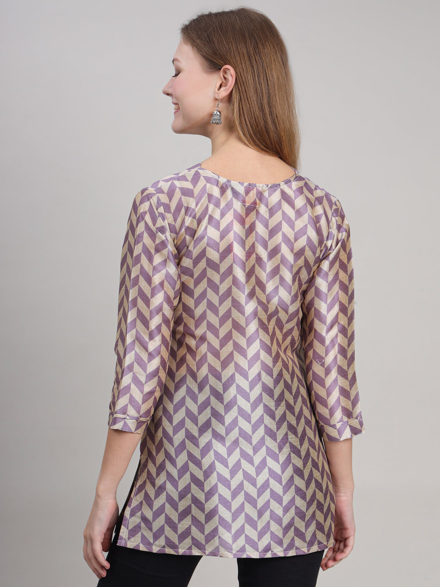 Geometric Printed Comfort Tunic