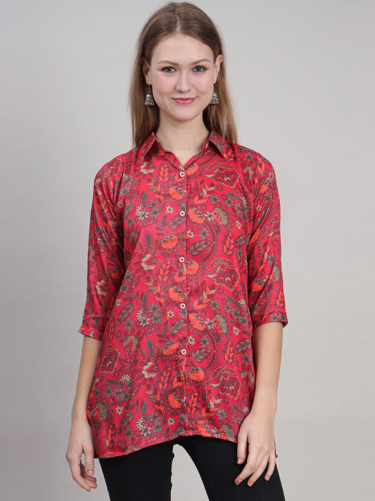 Digital Printed Floral Tunic for Everyday Wear