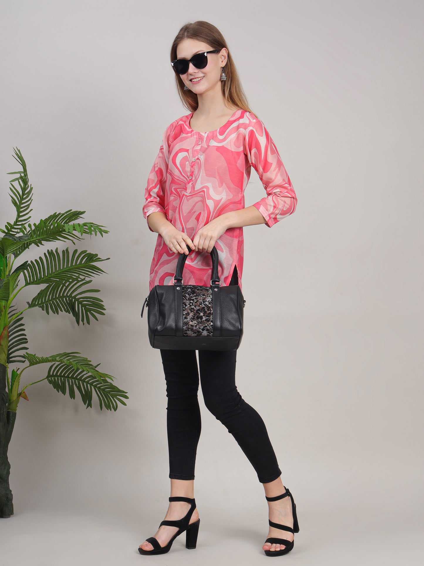 Shimmer Printed Tunic