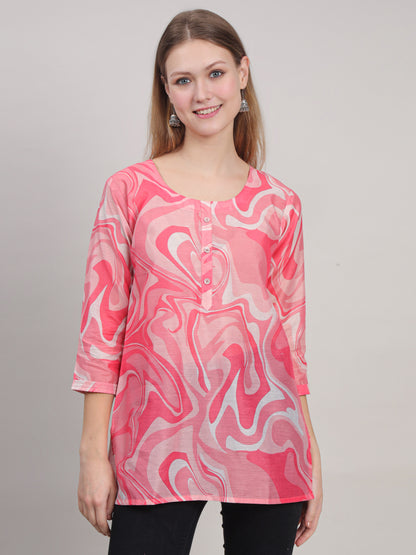 Shimmer Printed Tunic