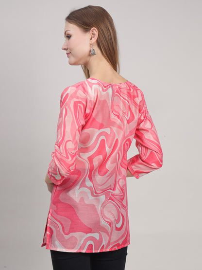 Shimmer Printed Tunic