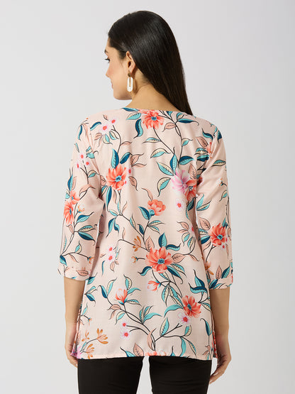 Digital Printed Floral Tunic for Everyday Wear