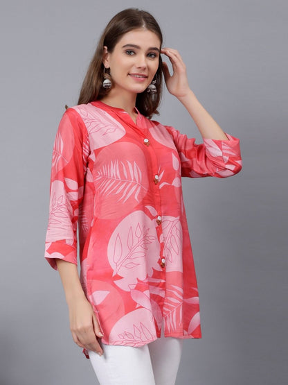 Digital Printed Floral Tunic for Everyday Wear - Stunics