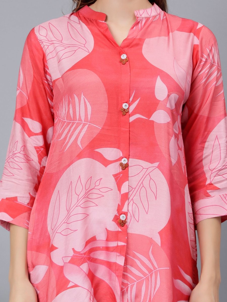 Digital Printed Floral Tunic for Everyday Wear - Stunics